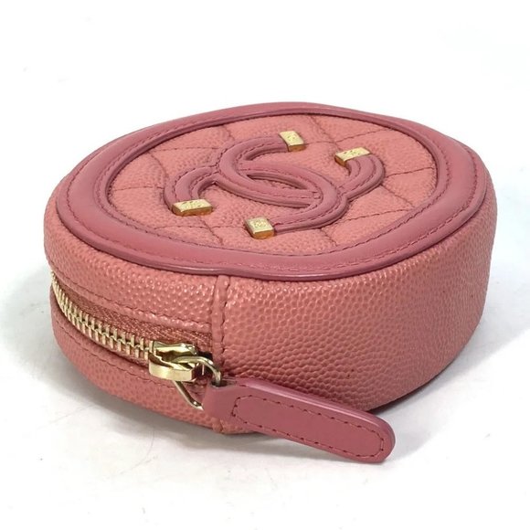 CHANEL Wallet Coin Compartment Round filigree CC CC Mark coin purse - Picture 12 of 14